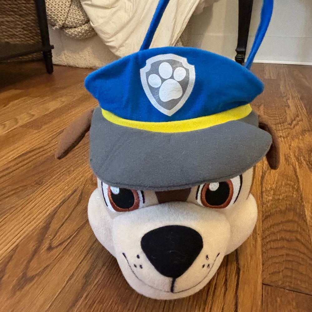 Pottery Barn Paw Patrol Chase Halloween Basket - Like New!